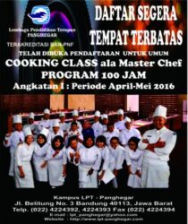 Cooking Class Ala Master Chef